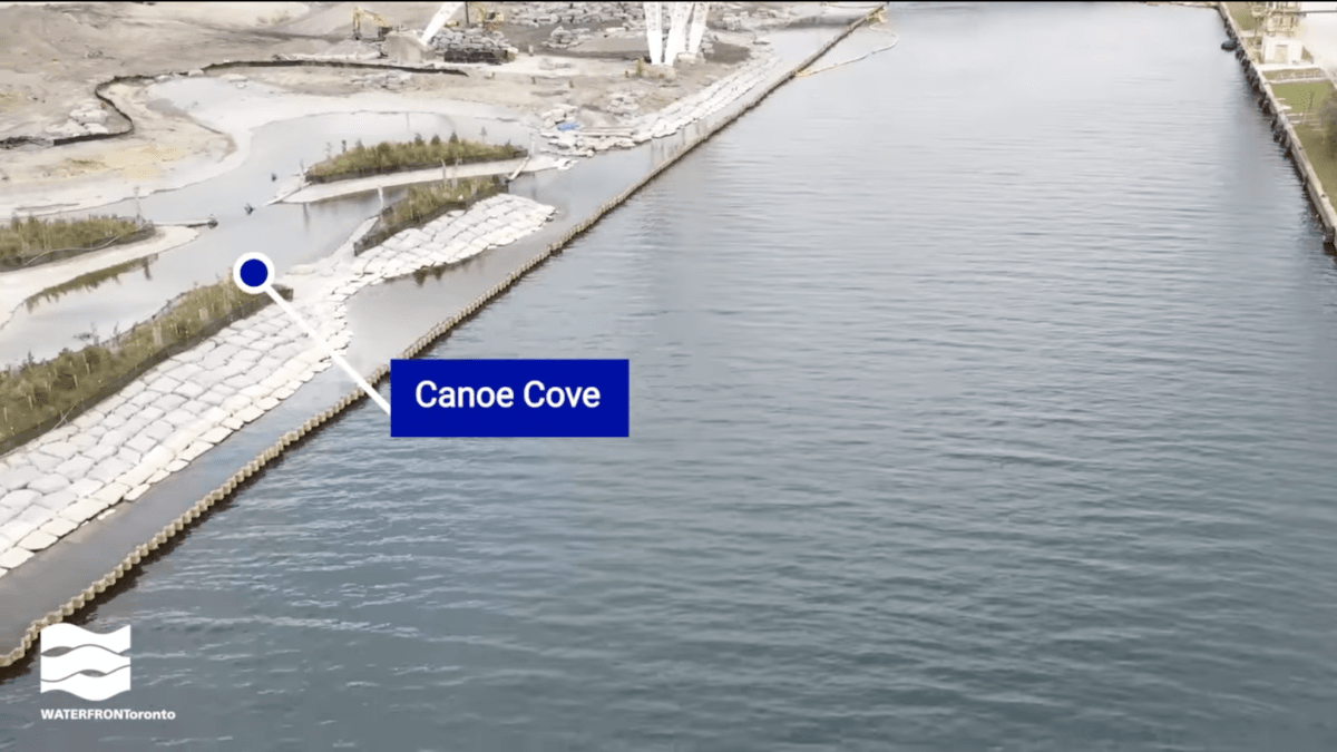 Video still of Canoe Cove