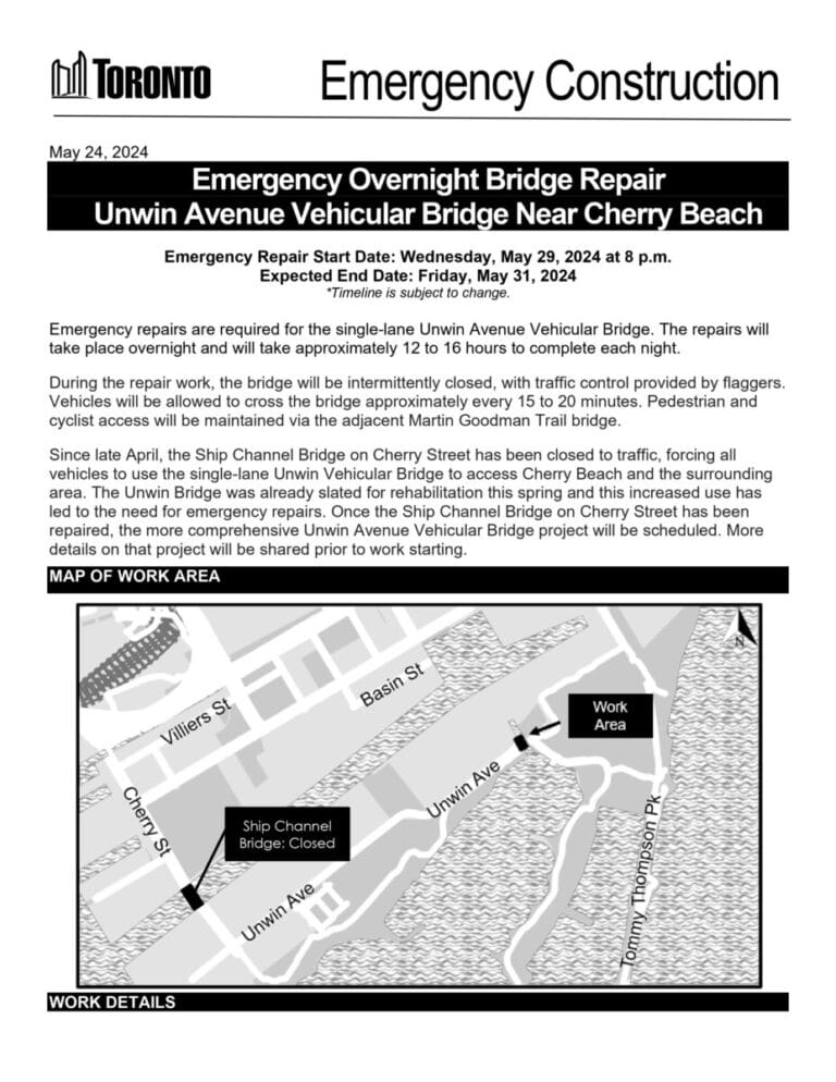 City of Toronto Notice