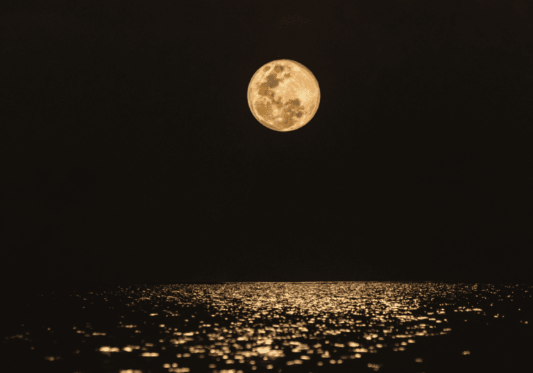 Moon on water