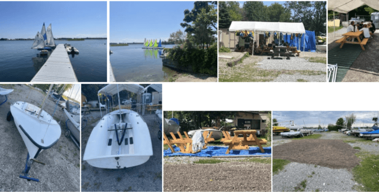 Boats, dock, and grounds