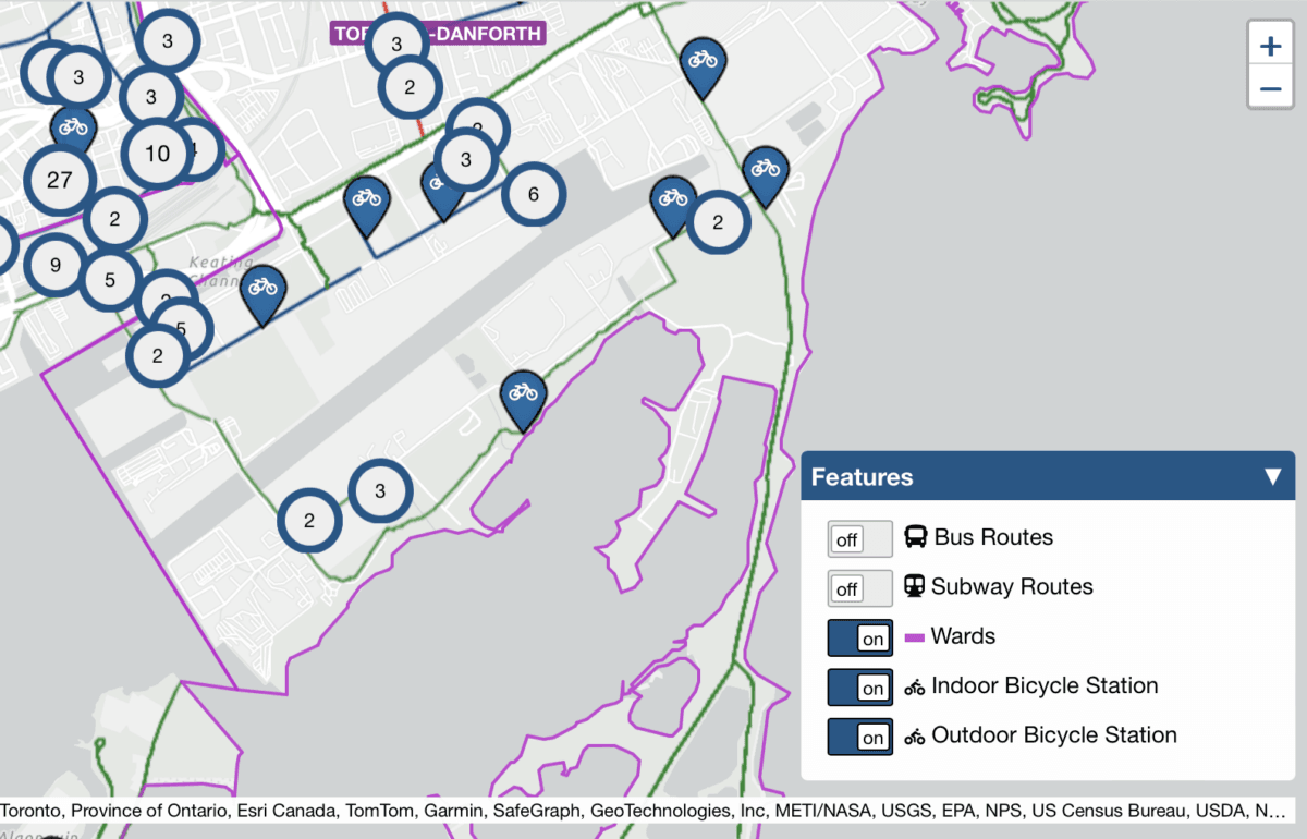 Cycling map