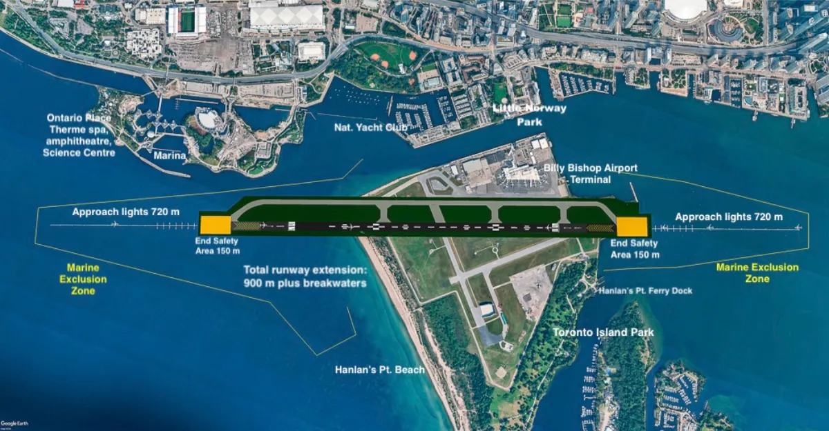 Image by Waterfront for All of airport expansion area from above